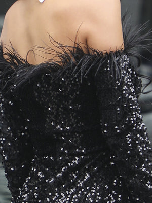 Elegant Evening Dress Rieworkes
