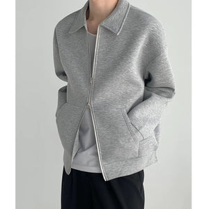 Flip Collar Zipper Coat Rieworkes