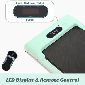 2 In 1 Under Desk Electric Treadmill 2.5HP, Remote Control, Display, Walking Jogging Running Machine Fitness Equipment For Home Gym Office Mimarta