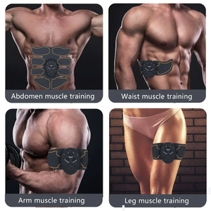 EMS Abdominal Muscle Toning Trainer ABS Stimulator Toner Fitness Binder Gym Belt Rieworkes