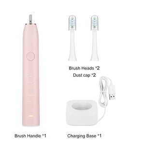 Electric Toothbrush IPX7 Replacement Heads Set Rieworkes