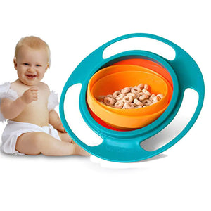 Flying Saucer Bowl with 360-Degree Spill Proof Design Mimarta