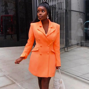 Long Sleeve Sim Blazer Dress Rieworkes