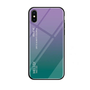 Gradient Glass Phone Case - Hello Design Mimarta