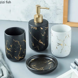 Nordic Matte Bathroom Accessories Set Rieworkes