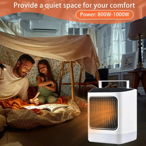 Relaxin Products Premium Portable 2-in-1 Space Heater and Cooler Rieworkes