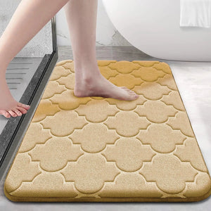 Water Absorbent Non-Slip Memory Foam Bathroom Mat Shop1102602078 Store