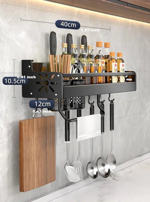 Wave Pattern Kitchen Organizer Shelf Andralyn Life Store