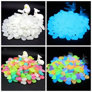 Glow in the Dark Garden Pebbles Rieworkes