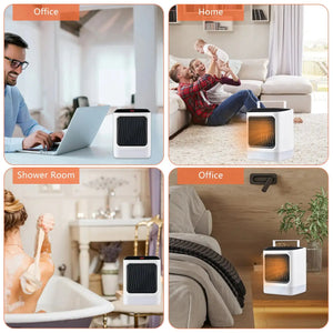 Relaxin Products Premium Portable 2-in-1 Space Heater and Cooler Rieworkes