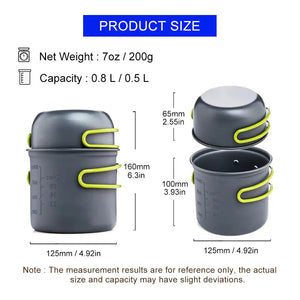 Outdoor Camping Tableware Kit Rieworkes