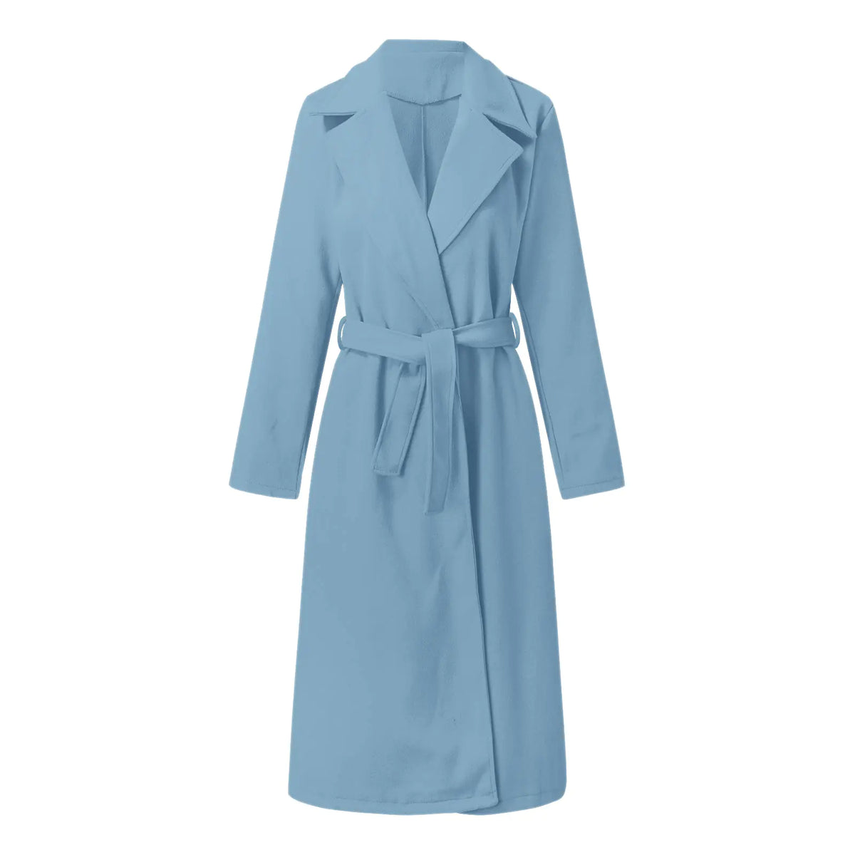 2023 Fall Winter Women's Long Solid Color Coat Mimarta