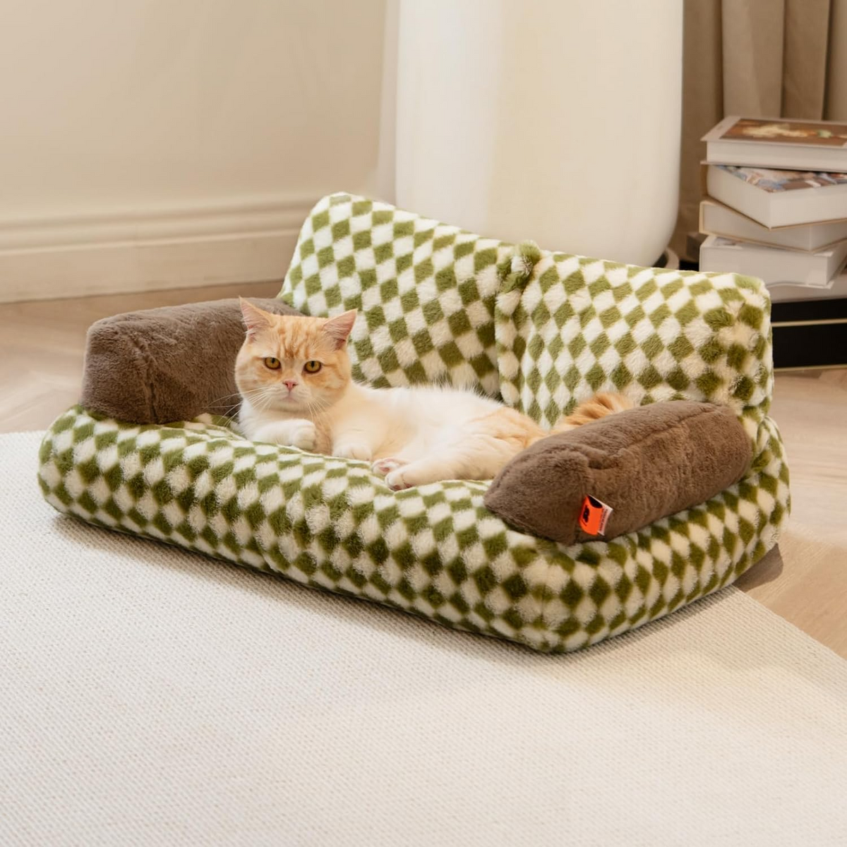 Fluffy Cat Couch Washable Pet Couch Bed For Cats And Small Dogs Up To Non-Slip Dog Beds Mimarta