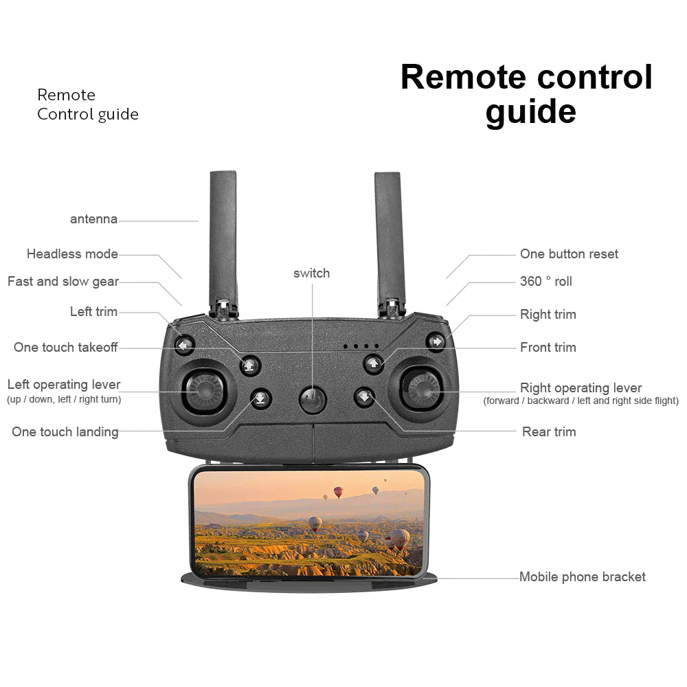 Drones Quadcopter 5G 4K GPS Drone X Pro with HD Dual Camera WiFi FPV Foldable RC Rieworkes
