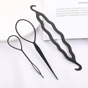 Braided Hair Travel Suit, Hair Disc, Hair Comb, Hair Extension Needle, Pattern Hairdressing Tool Rieworkes