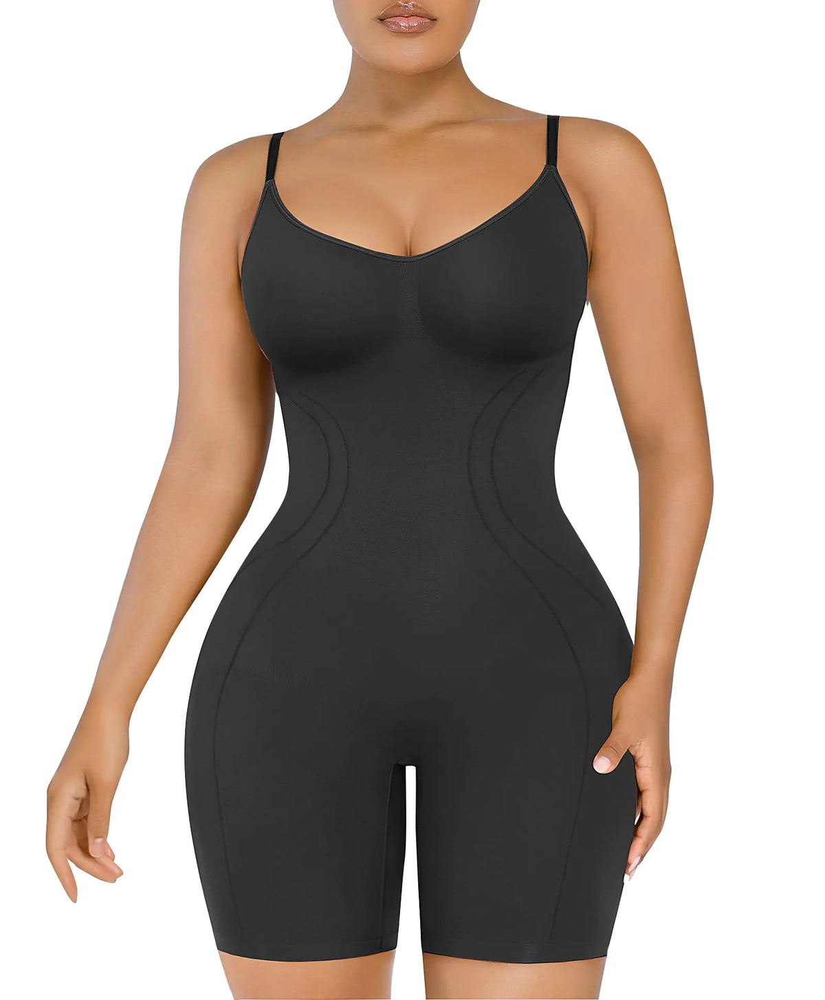 SHAPELLX Shapewear for Women Tummy Control Shapewear Compression Seamless Body Shaper Bodysuit Shapewear Thigh Slim Mimarta