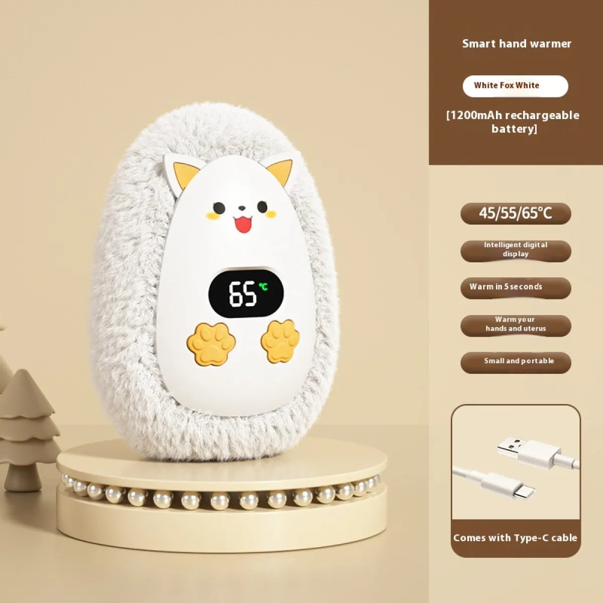 Portable Rechargeable Hand Warmer Mimarta
