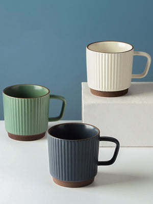Japanese Retro Ceramic Coffee Mug - Nordic Style Mimarta