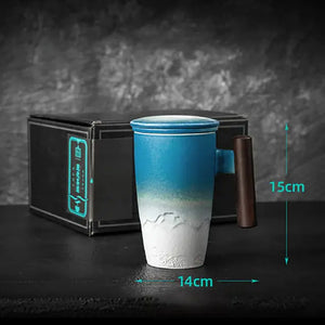 Retro Ceramic Coffee Mug Set Rieworkes
