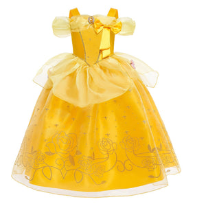 Belle Princess Halloween Dress for Kids (Beauty and the Beast) Mimarta