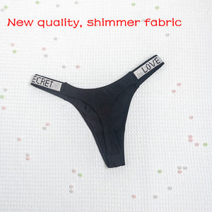 Low Waist Rhinestone Thong Panties for Women Fitness Mimarta