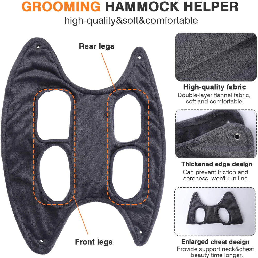 Portable Pet Dog Cat Grooming Hanging Hammock Harness Breathable Groom Helper US Mimarta