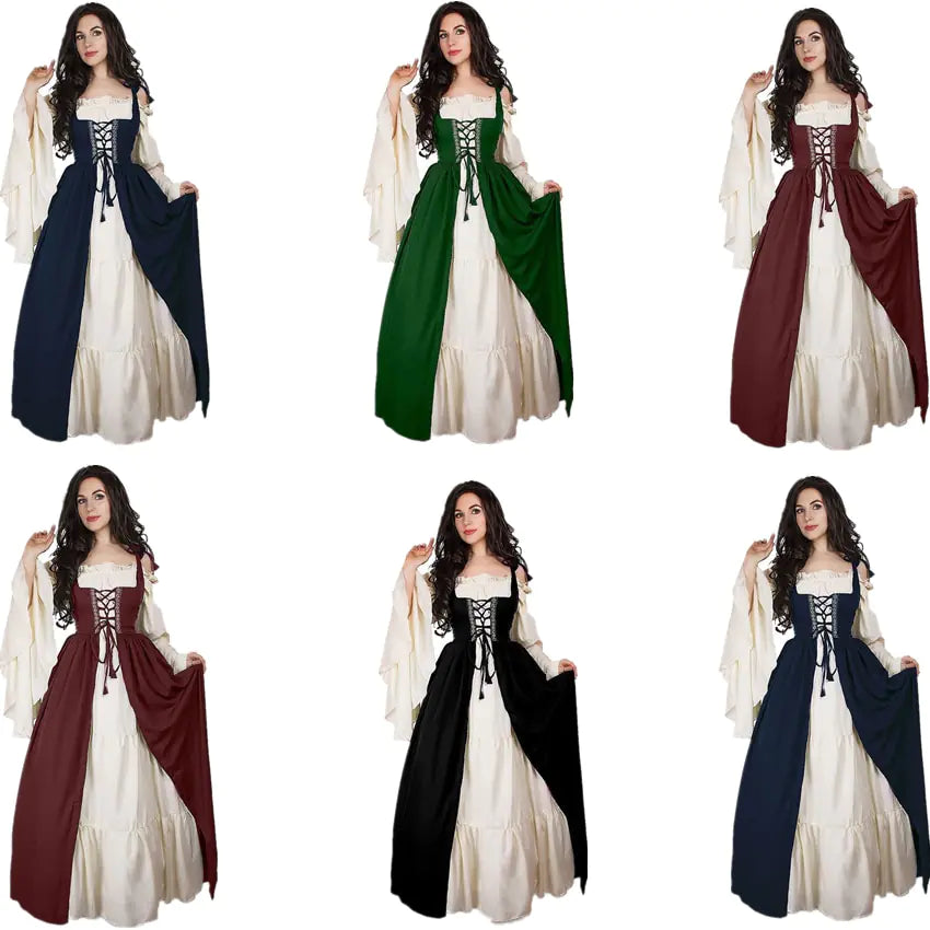 Medieval Costume Dress for Women's Halloween Party Mimarta