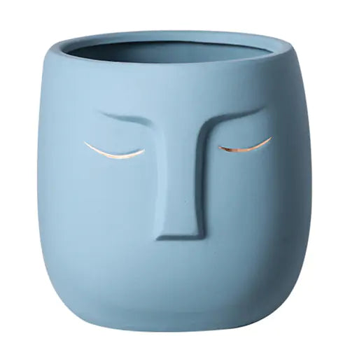 Ceramic Face Living Room Vase Rieworkes