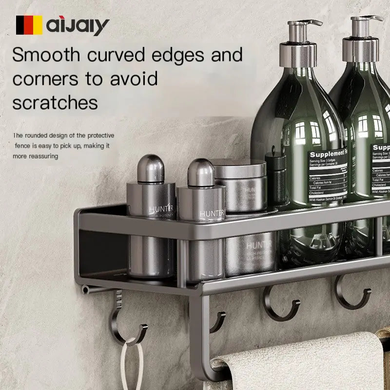 Wall-Mounted Bathroom Storage Rack for Easy Organization Mimarta