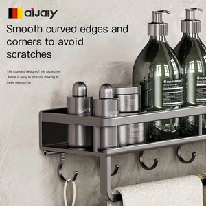 Wall-Mounted Bathroom Storage Rack for Easy Organization Mimarta
