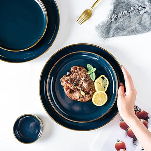 Blue Porcelain Dinner Plates Rieworkes