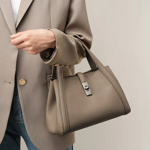 Fashionable Korean-style Large-capacity Leather Handbag Rieworkes