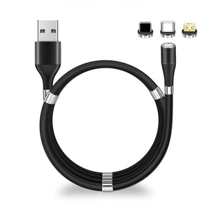 Magnetic Self Winding Cable For Samsung Huawei Rieworkes