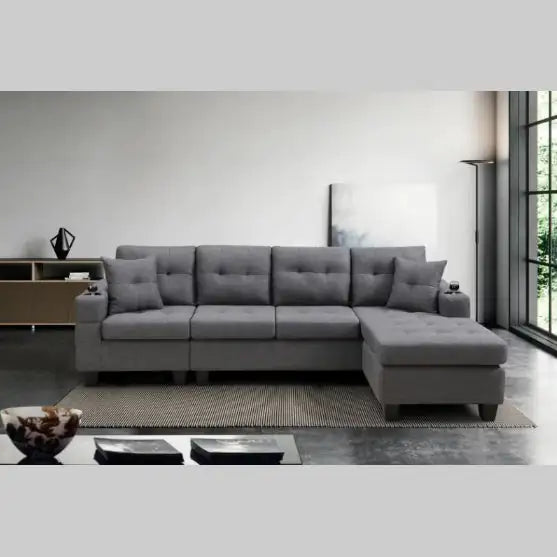 Fabric Sectional Sofa Rieworkes