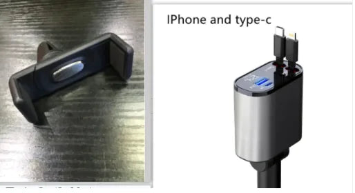 Metal Car Charger 100W Super Fast Charging Car Cigarette Lighter USB-C Adapter Rieworkes