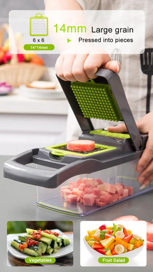 15-In-1 Vegetable Fruit Chopper Cutter Food Onion Veggie Dicer Slicer Kitchen Mimarta