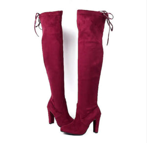 Over-the-Knee Sexy Women's High Heel Winter Boots Mimarta