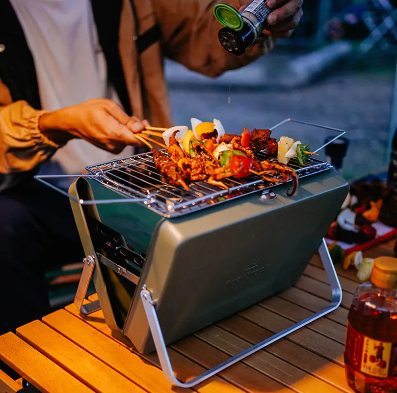 Portable BBQ Stove Grill Folding Charcoal Grill Rieworkes