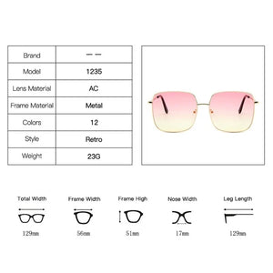 Luxury Square Sunglasses Rieworkes