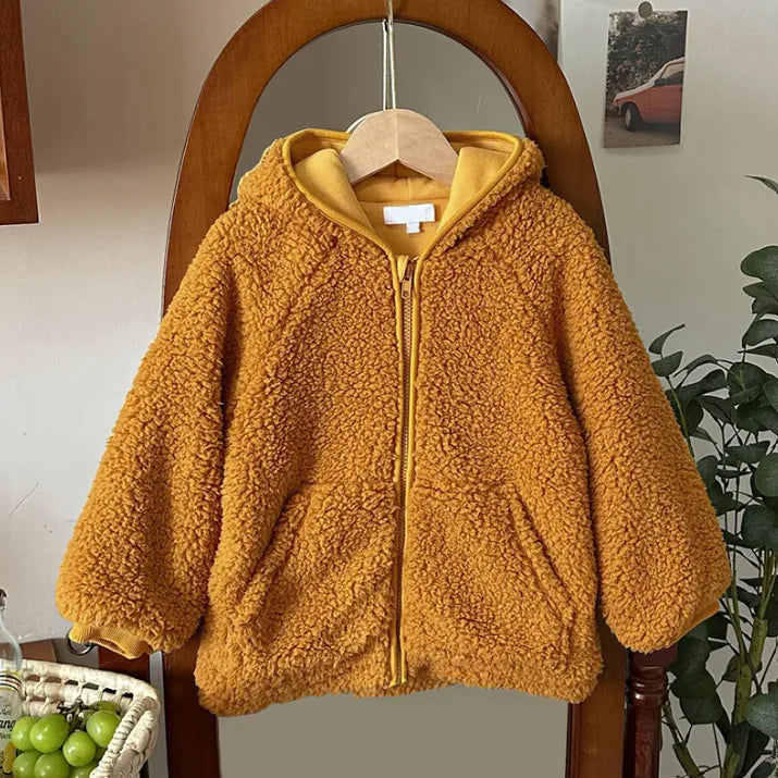 Warm Polar Fleece Pointed Hat Plush Coat Rieworkes