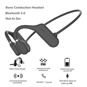 Bone Conduction Headphones Bluetooth Rieworkes