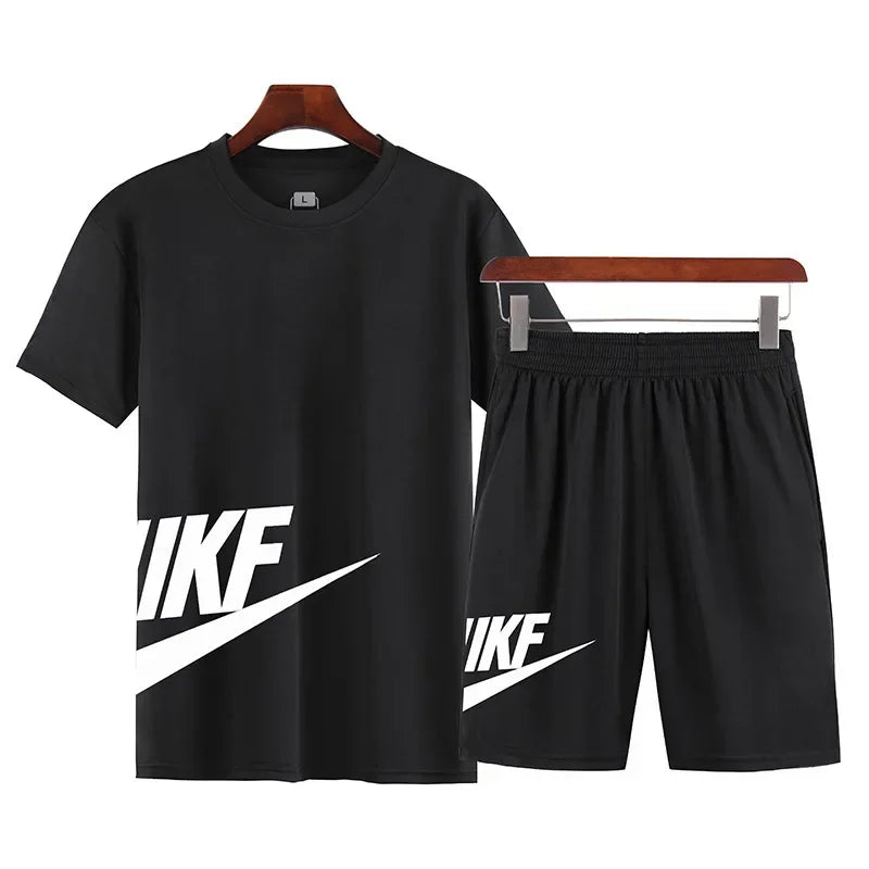 Luxury Men's T-Shirt and Shorts Set for Teens (2 Pieces) Mimarta