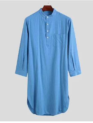 Middle Eastern Muslim Stand Collar Robe Mimarta