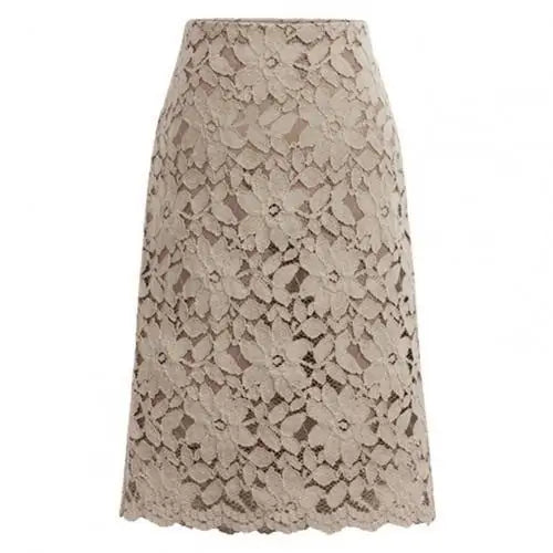 Lace Elegant Office Skirts Rieworkes