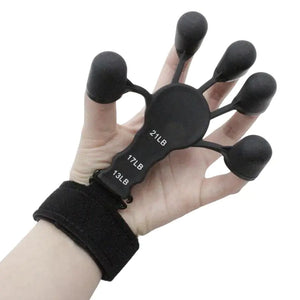 Silicone Grip Strengthener - Finger Exerciser for Gym Fitness and Training Rieworkes