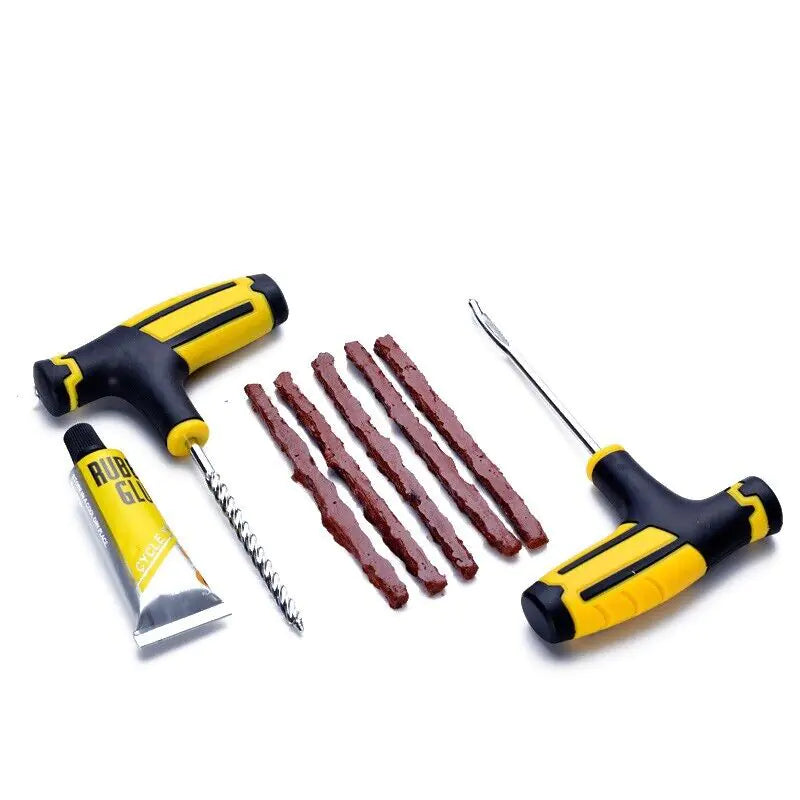 68pc Tire Repair Kit DIY Flat Tire Repair Car Truck Motorcycle Home Plug Patch Rieworkes
