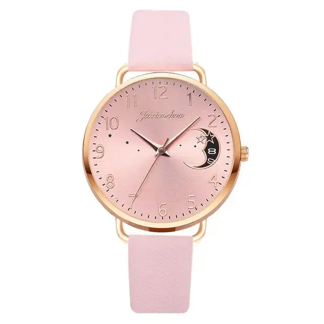 Moon Numbers Bracelet Watches Set Rieworkes