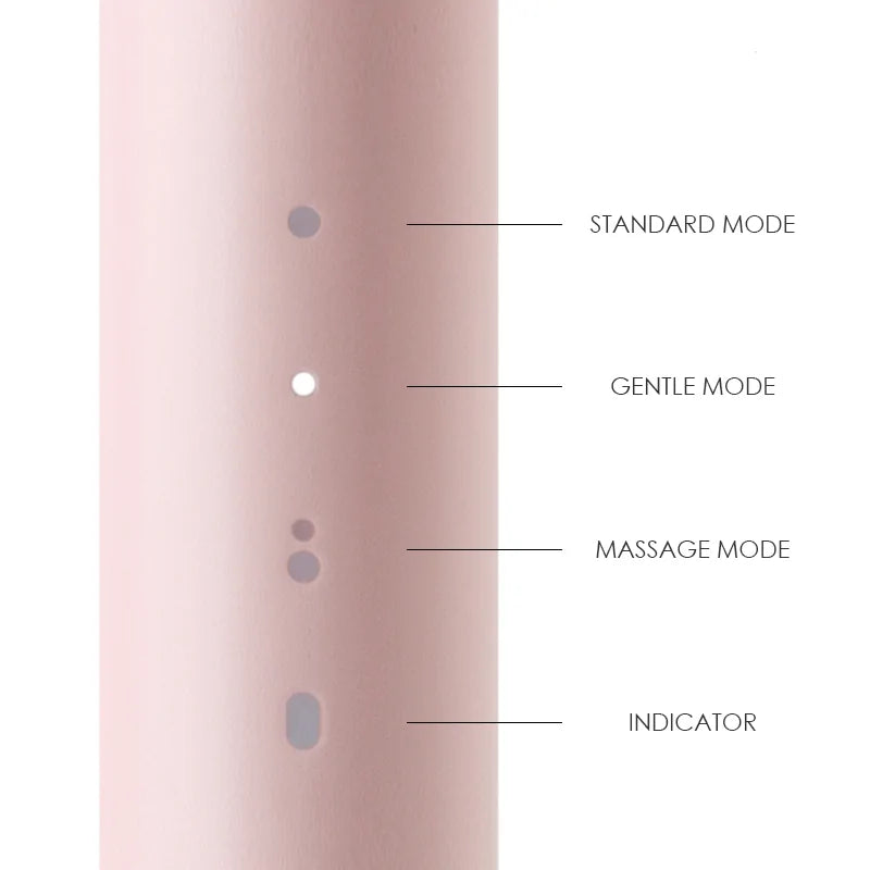Waterproof Inductive Charging Clean Ultrasonic Smart Toothbrush Rieworkes