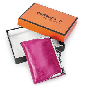 Genuine Leather Wallet Women Rieworkes