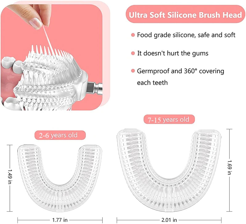 Kid's U-Shape Electric Toothbrush Rieworkes